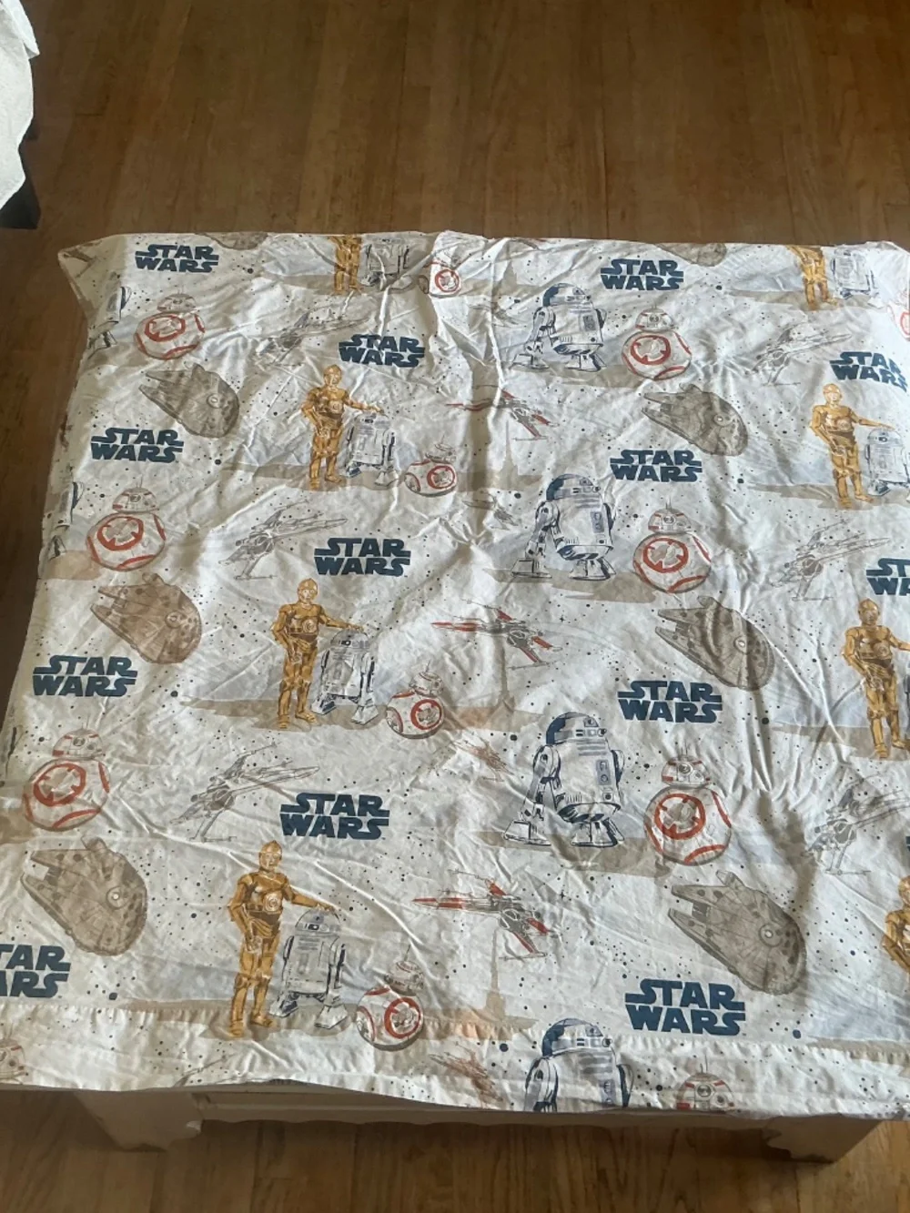 Pottery Barn Kids || Star Wars Droid C3PO BB-8 Flat & Fitted FULL Sheets